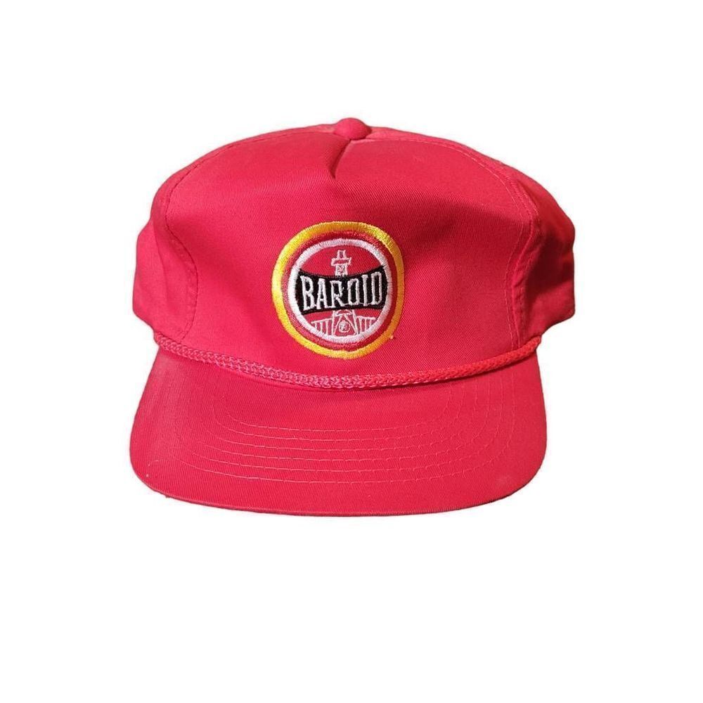 Vintage  Baroid Oilfield  Embroidered  Baseball Cap Hat
